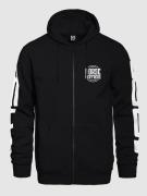 Horsefeathers Tall Typo Hoodie med Dragkedja black