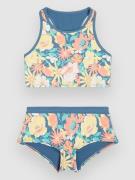 O'Neill Cali Holiday Kids Bikini Set blue santa monica