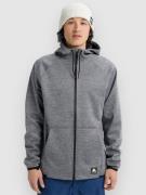 Burton Crown Wpf Hoodie med Dragkedja true black heather