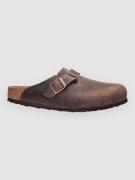Birkenstock Boston Natural Leather Oiled Sandaler habana