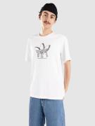 adidas Skateboarding Tref Lift T-Shirt white/dbrown