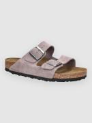 Birkenstock Arizona Suede Leather Sandaler faded purple