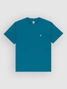 Element Icon Embroidery T-Shirt mallard blue