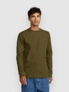 RVCA Day Shift Thermal Stripe T-Shirt bombay brown