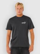 Rip Curl Inner Visions Hack T-Shirt washed black