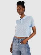 Blue Tomato Knitted Polotröja baby blue