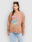 Roxy Lineup Oversized Crew Tröja brownie