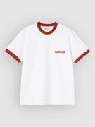 Carhartt WIP Ip Ringer T-Shirt white/red/red
