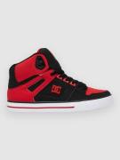 DC Pure High-Top WC Skateskor fiery red/white/black