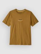 Patagonia 95 Oval Logo T-Shirt bobcat brown/ sunshine