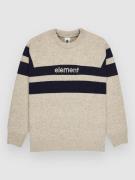 Element 2000S Rib Cr Pullover oat milk