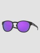 Oakley Latch Matte Black Solglasögon prizm violet