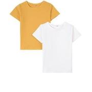 A Happy Brand 2-Pack T-shirtar Gula 86/92 cm