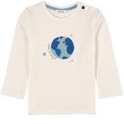 Absorba Långärmad T-shirt Med Tryck Gräddvit 6 mån