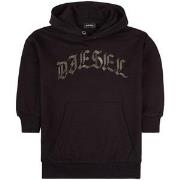 Diesel Hooded Logo Klänning Svart 6 år
