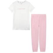 Calvin Klein Logo Pyjamas Rosa 10-12 år
