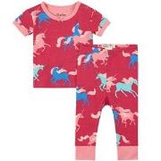 Hatley Frolicking Unicorns Pyjamas Rosa 3-6 mån