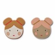 Liewood 2-Pack Gia Bitleksaker Doll/Sandy Mix one size