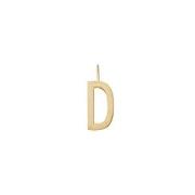 Design Letters Bokstav D Berlock 16mm Guld One Size