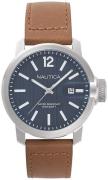 Nautica Herrklocka NAPSYD001 Sydney Blå/Läder Ø44 mm