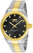 Invicta Herrklocka 29503 Specialty Svart/Gulguldtonat stål Ø43 mm