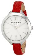 Stührling Original Damklocka 975.02 Vogue Vit/Läder Ø38 mm