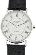 Longines Damklocka L4.322.4.11.2 Presences Vit/Läder Ø30 mm