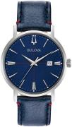 Bulova Herrklocka 96B293 Classic Blå/Läder Ø39 mm