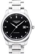 Longines Herrklocka L2.793.4.57.6 Master Svart/Stål Ø40 mm