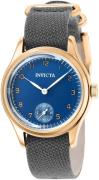 Invicta Herrklocka 37073 Vintage Blå/Textil Ø33 mm