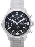 IWC Herrklocka IW376804 Aquatimer Chronograph Svart/Stål Ø44 mm