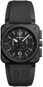 Bell & Ross Herrklocka BR-03-94-BLACK-MATTE Br 03-94 Svart/Gummi