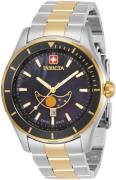 Invicta Herrklocka 33466 Pro Diver Svart/Gulguldtonat stål Ø44 mm