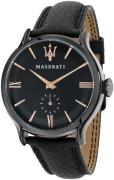 Maserati Herrklocka R8851118004 Epoca Svart/Läder Ø42 mm