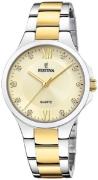 Festina Damklocka F20618-1 Mademoiselle Gulguldstonad/Gulguldtonat