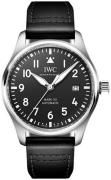 IWC Herrklocka IW328201 Pilots Svart/Läder Ø40 mm