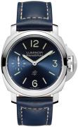 Panerai Herrklocka PAM01085 Luminor Blå/Läder Ø44 mm