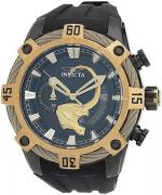 Invicta Herrklocka 37605 Marvel Grön/Gummi Ø52 mm