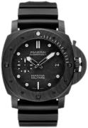 Panerai Herrklocka PAM02979 Submersible Grå/Gummi Ø47 mm