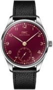 IWC Herrklocka IW358315 Portugieser Röd/Läder Ø40.4 mm