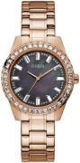 Guess Damklocka GW0111L3 Sparkler Svart/Roséguldstonat stål Ø38 mm