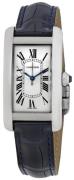 Cartier Damklocka WSTA0017 Tank Americaine Silverfärgad/Läder