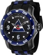 Invicta Herrklocka 42652 NHL Svart/Stål Ø48 mm