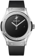 Hublot Damklocka 581.NX.1270.RX.MDM Classic Fusion Grå/Gummi Ø33 mm