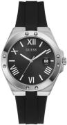 Guess Herrklocka GW0388G1 Perspective Svart/Gummi Ø42 mm