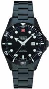 Swiss Alpine Military Herrklocka 7095.2177 Deep Sea Diver Svart/Stål