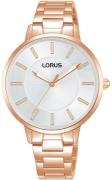 Lorus Damklocka RG220VX9 Ladies Silverfärgad/Roséguldstonat stål