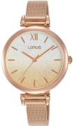 Lorus Damklocka RG232QX9 Ladies Roséguldstonad/Roséguldstonat stål