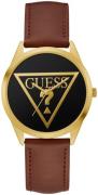 Guess Damklocka W1144L2 Svart/Läder Ø40 mm