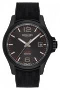 Longines Herrklocka L3.726.2.56.9 Conquest V.H.P. Svart/Gummi Ø43 mm